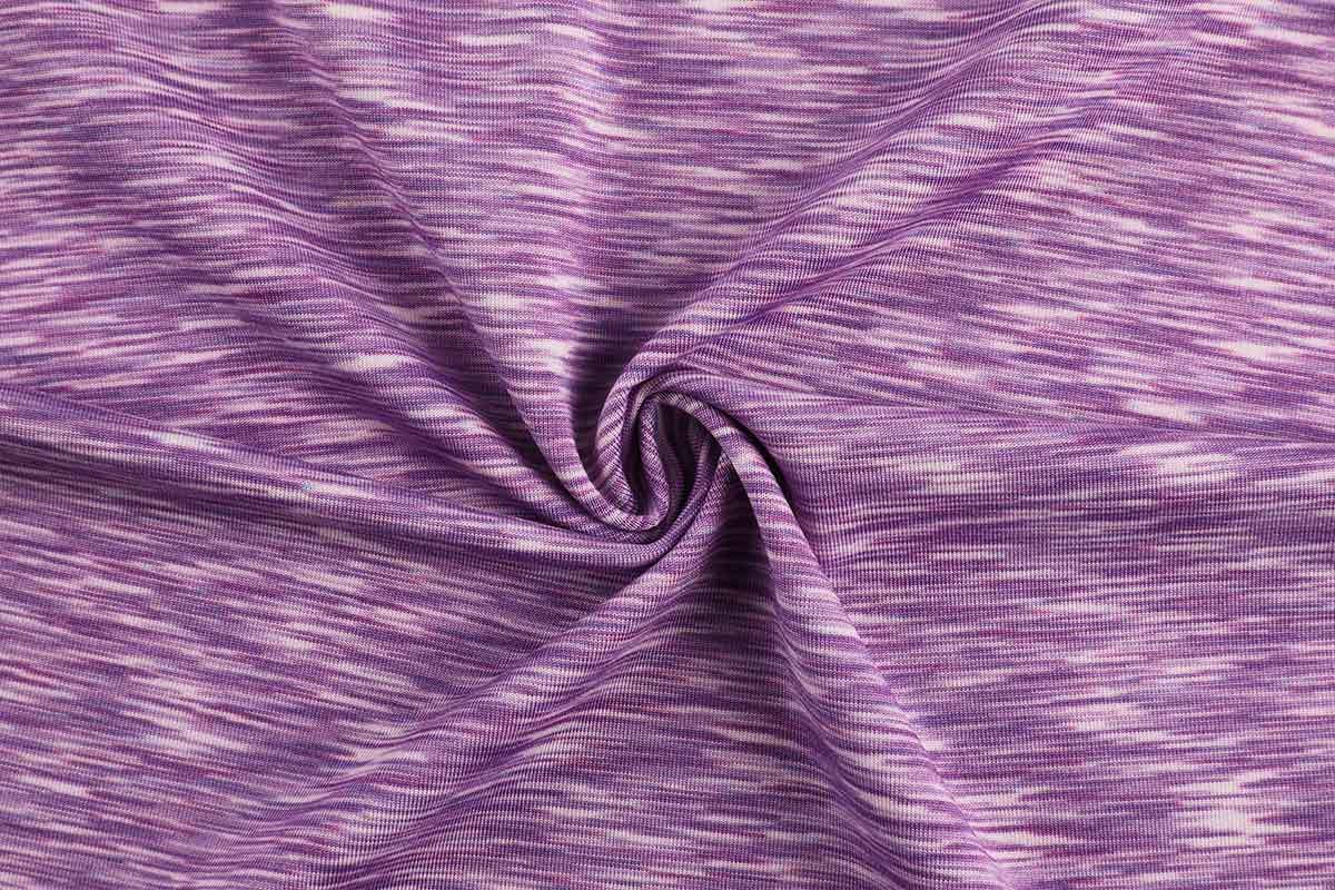 100% RECYCLED POLYESTER SPANDEX SPACE DYED JERSEY180G 90%RECYCLE POLYESTER+10%SPANDEX