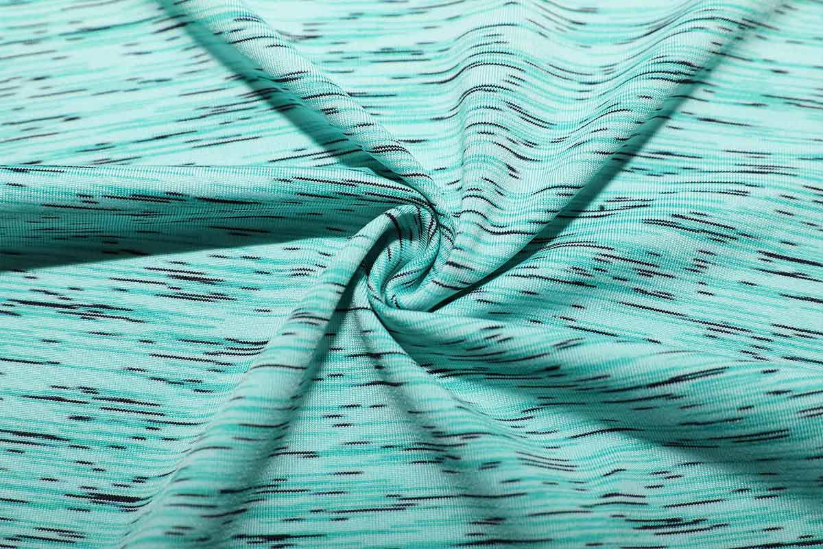 POLYESTER SPANDEX SPACE DYE 90%POLYESTER+10%SPANDEX 