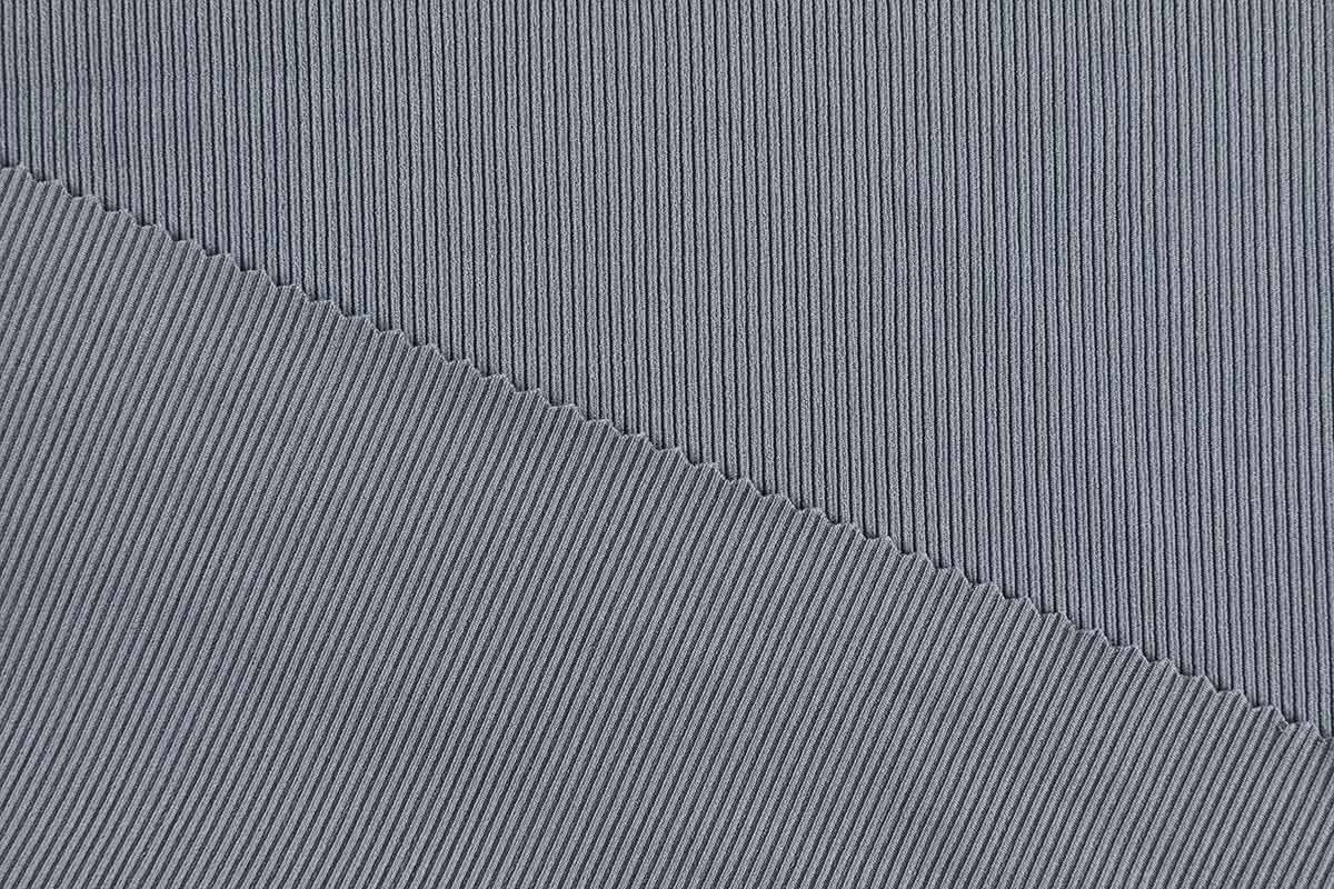 POLYESTER SPANDEX 2*1 RIB 90%POLYESTER+10%SPANDEX